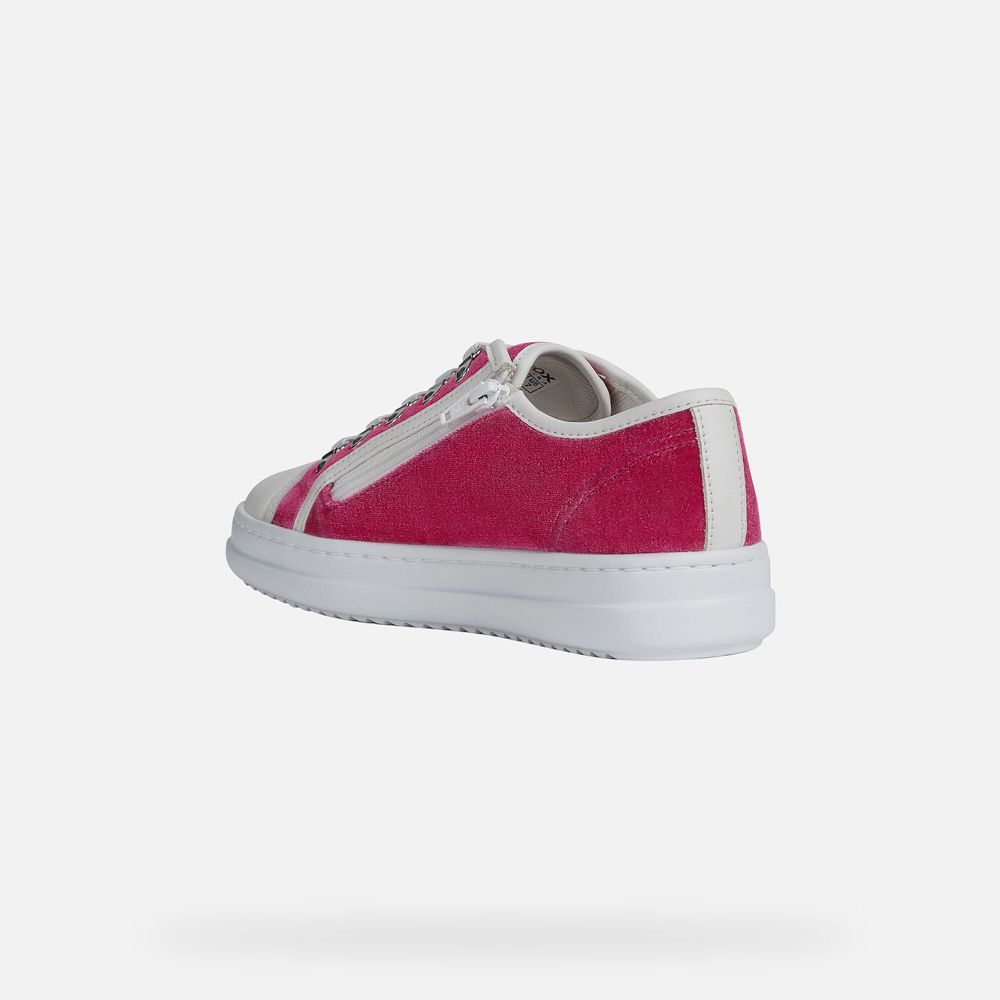 Geox Sneakers Red/White Pontoise - Geox Womens Shoes - ECQDFB764